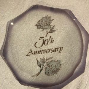 50th Anniversary Plater Dish